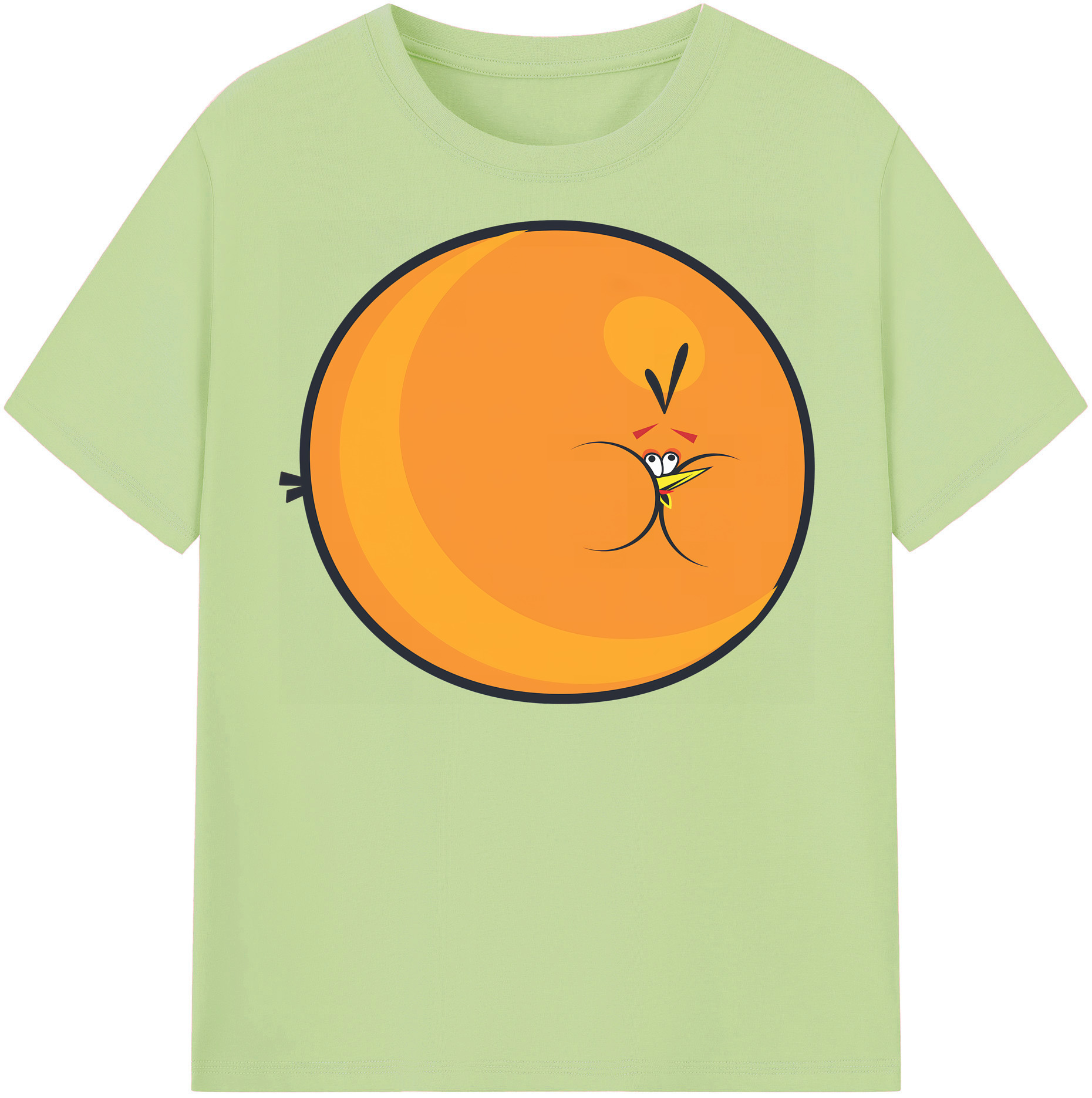 （画像用） Angry Birds アングリーバード 綿100％半袖Tシャツ（フロントプリント）